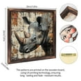 thumbnail image 2 of Rhino Art Wood Panel Decor Wooden Sign Wall Plaque - Vintage Art Decoration, Wall Decoration - Ideal Gift For Home Decoration, Living Room, Bathroom, Bedroom, Garden, Dining, Bar, Cafe, Festival Pa, 2 of 7