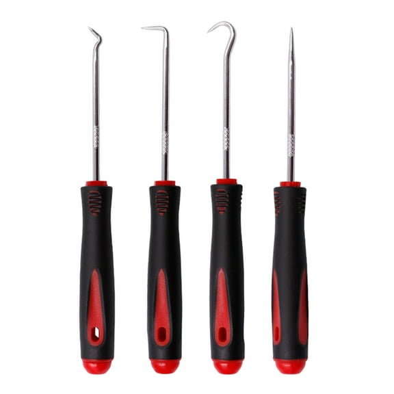 TONAIN 4 Pieces Precision Pick and Hook Set Car Auto Repair Maintenance Tools Durable