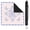 Blush Pink Watercolor Floral Mahjong Mat, variant on Blush Pink Watercolor Floral Mahjong Mat 31.5x31.5 Inch | Non-Slip And Noise Reduction Mah Jong Table Mat Cover with Carrying Bag For Mahjong Lovers, Poker, Board Games And Dominoes