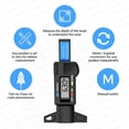 thumbnail image 6 of 1PC LCD Display Digital Depth Gauge Tyrel Tire Tread Brake Pad Shoe Wear 0-25,4mm, 6 of 8