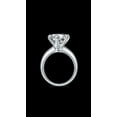 thumbnail image 3 of Captivating 925 Sterling Silver 5 Carat Moissanite Engagement Ring | 11mm Round Cut, VVS Quality, 3 of 6