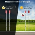 thumbnail image 4 of 5 PCS Solar Driveway Markers, Solar Powered Driveway Warning Lights, Driveway Markers Lights with Detachable Poles Stakes, Reflective Driveway Markers for Snow Road Night Drive, 4 of 7
