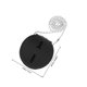 thumbnail image 2 of SHOWERORO Portatarjetas Para Oficina De Piel PU Negro Con Clip Y Cadena Multifuncional Resistente Y Elegante, 2 of 3