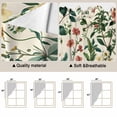 thumbnail image 5 of Swag Valance Curtains for Windows, Botanical Print Light Filtering Kitchen Curtains with Rod Pocket, Vintage Plants Herbs Fruit Flower Window Treatment Valances for Living Room, 28x36 - 2 PCS, 5 of 9