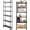 Black-6in, variant on Space Saver Rolling Cart for Small Spaces, 10in 6-Tier Slim Storage Cart with Wheels,Narrow Organizer Shelf with Locking Wheels for Kitchen Bathroom