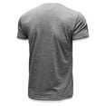 thumbnail image 5 of BLVB Summer Tops for Men Round Neck Short Sleeve Basic Shirts Casual Solid Color Sports Workout Blouse Tees, 5 of 5
