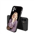 thumbnail image 3 of M-marilyns-carcasa de teléfono m-monroes para Apple iPhone 15 14 Plus 13 12 Mini Pro Max XR + 13Pro 14 + 15 + funda de TPU suave, 3 of 5