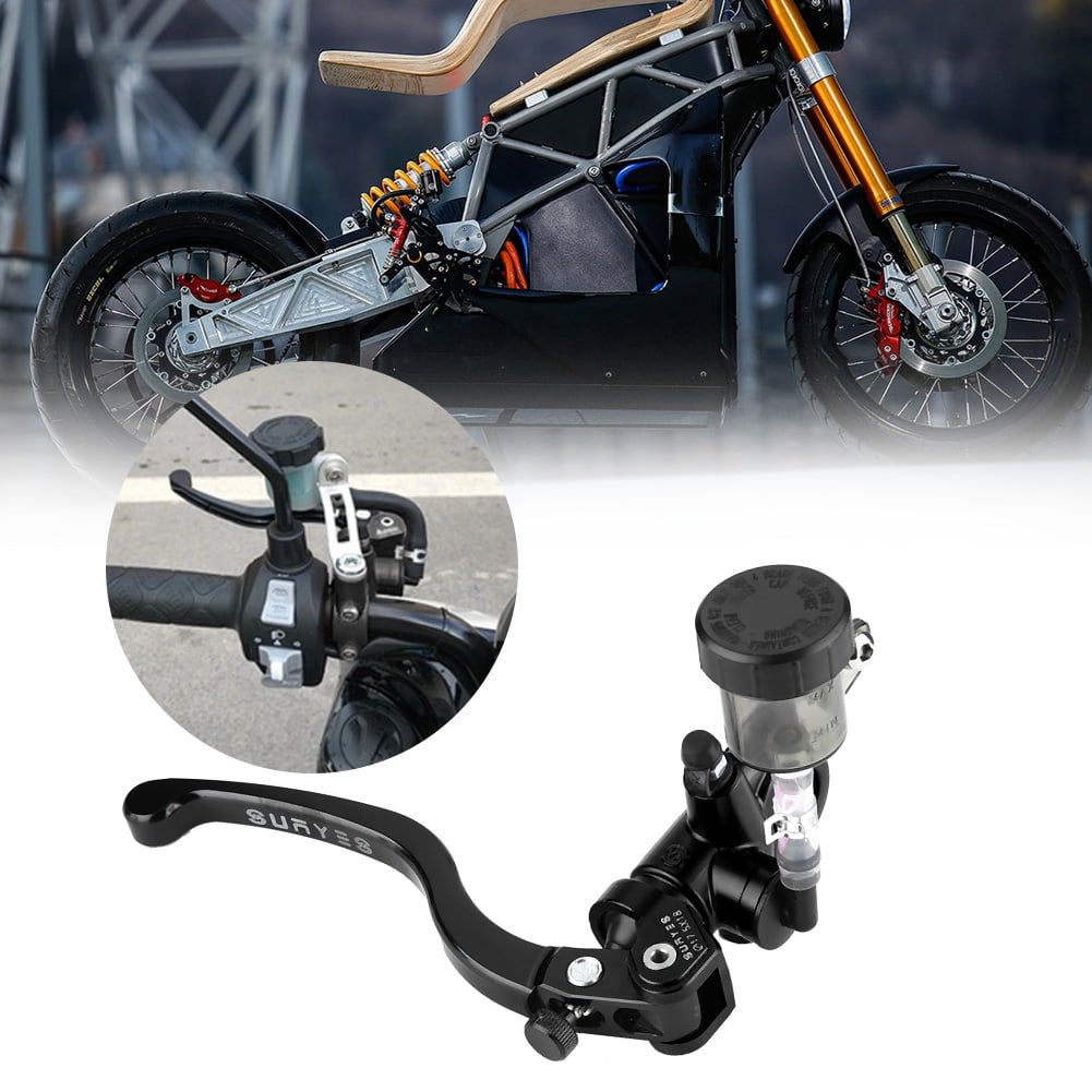 Motorcycle Right Hydraulic Clutch Lever Master Cylinder Straight Push Brake Pump 