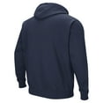 thumbnail image 3 of Men's Colosseum  Navy Akron Zips Arch & Logo Pullover Hoodie, 3 of 3