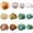Model B, variant on Sinkoo 12pcs Hermit Crab Shells Medium and Large, Growth Turbo Seashells Size 1.4"-3.2" for Small Medium and Large Crabs, Hermit Crab Supplies & Terrarium Habitat Decor