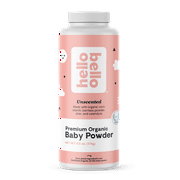 Hello Bello Organic Baby Powder, Talc-Free, 6 oz