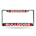 thumbnail image 3 of Georgia Bulldogs Laser Chrome License Plate Frame, 3 of 3