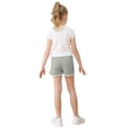 thumbnail image 6 of Resinta Girls 4-Pack Athletic Shorts Quick Dry Dolphin Hem Active Shorts for Kids, Sizes 4T-12 Years, 6 of 9