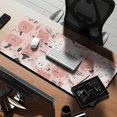 thumbnail image 2 of Long Mouse Pads for Desk,Pink Hued Cute Halloween Ghosts Pattern Desk Mats on Top Of Desks, Desk Mouse Pad Extra Large with 3mm Non-Slip Base and Stitched Edge for Gaming,Office,Work,Home 35.4x15.7in, 2 of 5