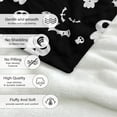 thumbnail image 6 of Floleo Halloween Spooky Skull Blanket, Halloween Blankets And Throws, Halloween Fleece Throw Blanket, Halloween Throws Gifts For Kids Men Boys, Black, 6 of 6