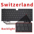 thumbnail image 1 of Clavier Rétroéclairé US RU pour HUAWEI MateBook X Pro MACHR MACH-W19L W19B W29L W09 MACHC-WAH9LP/WAE9LP NSK-360BN 9Z.NEXBN SW Rétroéclairé, 1 of 6