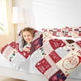 thumbnail image 4 of Manfei Happy Holiday Bedding Comforter Set,Christmas Santa Claus Twin Comforter Sets,Happy New Year Bedding Set For Girls Boys,Breathable Home Decor Reversible,2-Piece, 4 of 8