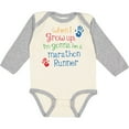 thumbnail image 3 of Inktastic Marathon Runner Future Boys or Girls Long Sleeve Baby Bodysuit, 3 of 5