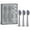 Gray Heads, variant on MySmile DY156 Sonic Electric Toothbrush Replace Heads for Adults, 3Pcs Enamel Safe Toothbrush Heads, Black
