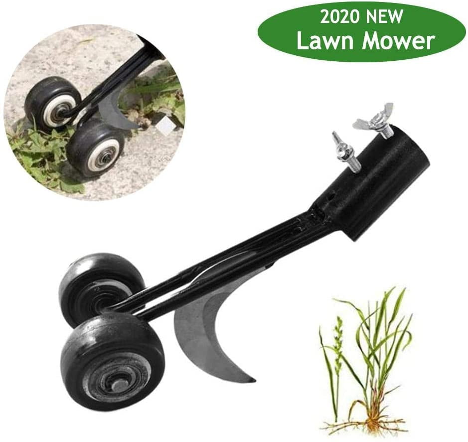 2In1 Lawn Mower With Two Wheel Weed Extractor, Weed Puller, Weed
