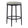 thumbnail image 3 of HomePop Upholstered Metal Barstool, 3 of 9