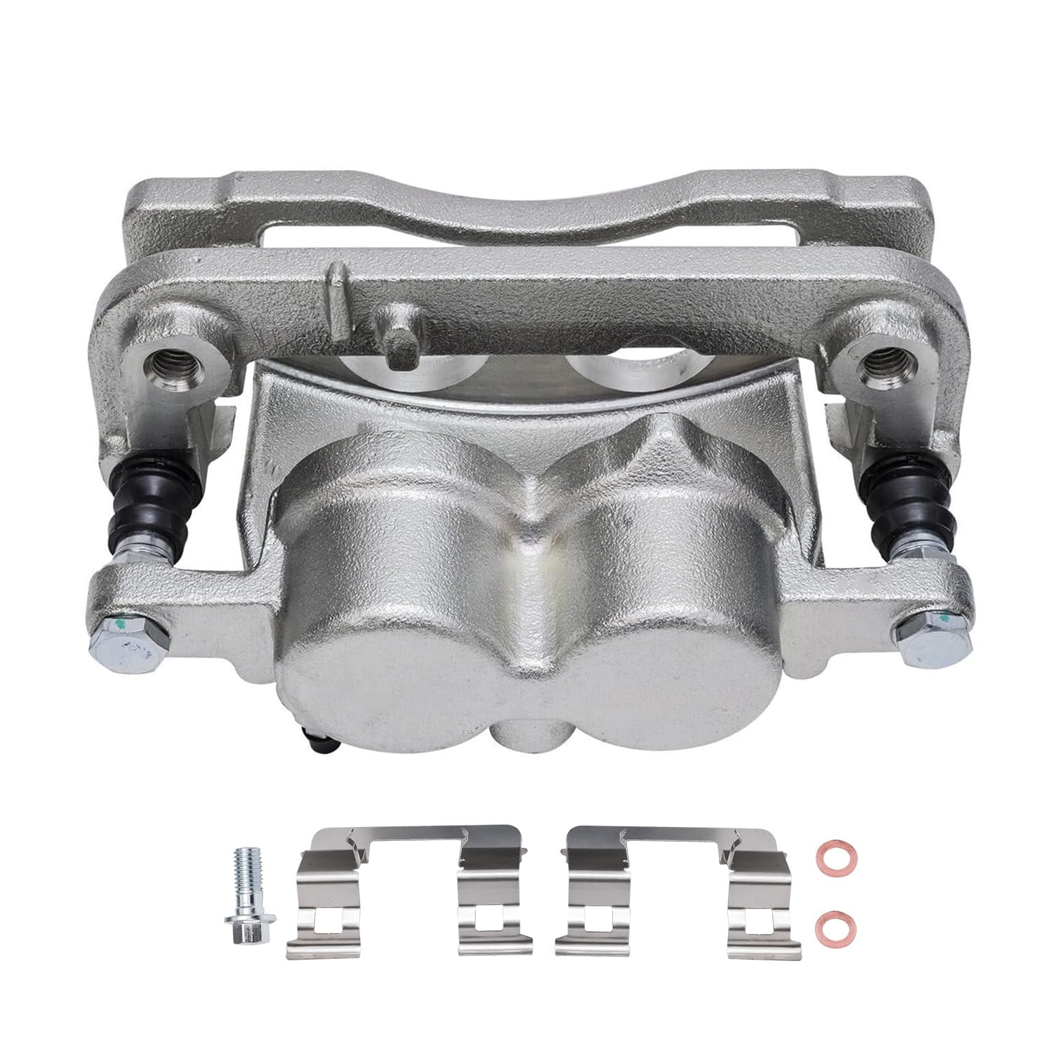 Detroit Axle - Front 2pc Brake Calipers for Chevy Silverado GMC Sierra Suburban Yukon XL 1500 Tahoe Avalanche Cadillac Escalade ESV EXT, Disc Brake Calipers Replacement