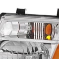 thumbnail image 5 of AKKON - Left Driver Side Chrome Headlight Fits 2005-2008 Frontier 2005-2007 Pathfinder [Halogen Models] Replacement, 5 of 6