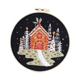 thumbnail image 4 of Kit de bordado navideño, punto de cruz, regalo de Navidad para adultos Casa, 4 of 9