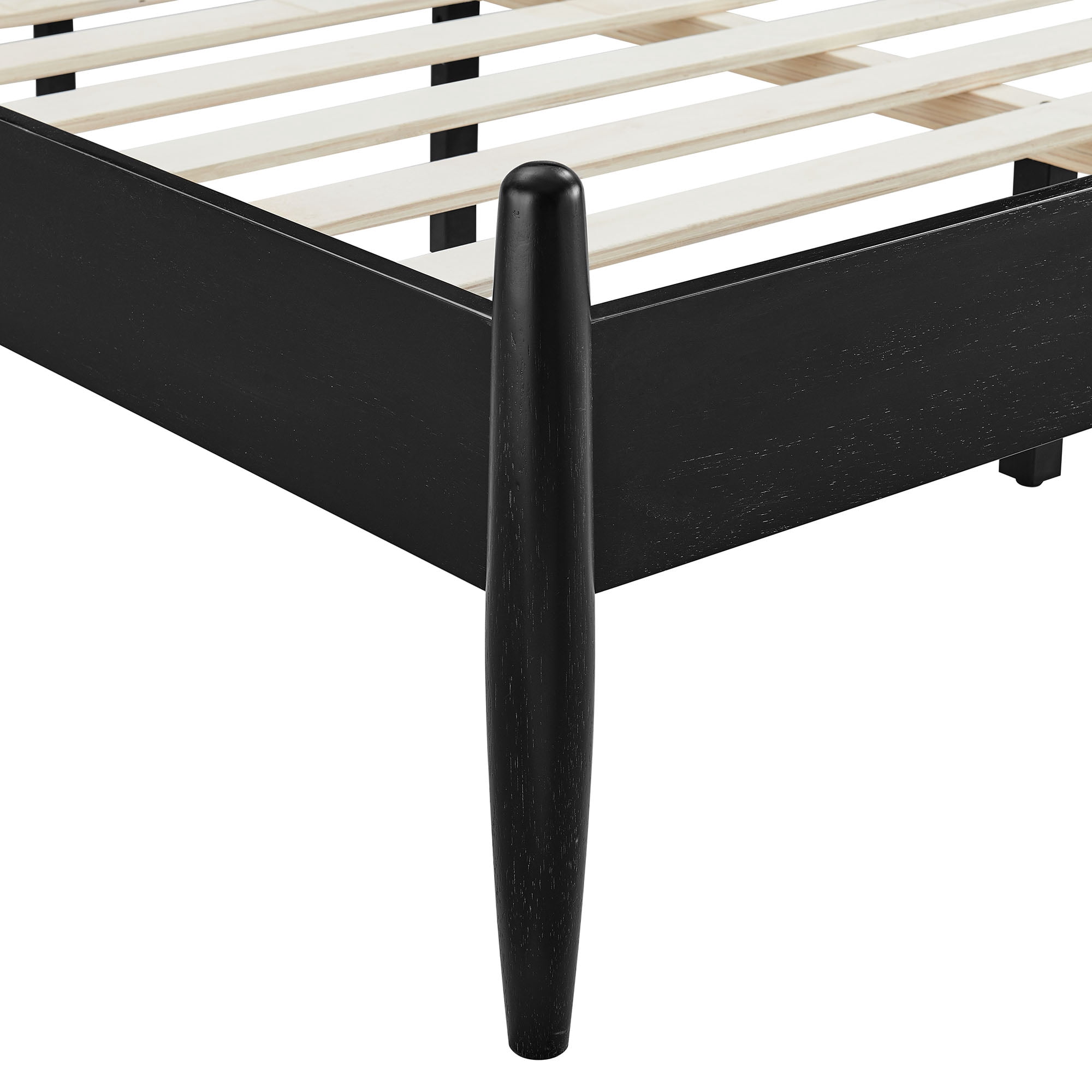 Zane King Size Spindle Bed in Black - Walmart.com
