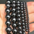 thumbnail image 3 of HOOUN 2 3 4 6 8 10 12mm Natural Hematite Faceted Round Loose Bead For Jewelry Making-Matte Gold-3mm about 120pcs, 3 of 8