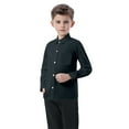thumbnail image 6 of Bnwani Toddler Shirts Long Sleeve Black Uniform Casual Fashion Cute Solid Pocket Tops 0-6 Months, 6 of 6