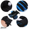 thumbnail image 6 of Spencer Outdoors Mens Waterproof Ski Gloves Winter Warm Thinsulate Insulated Ski Snowboarding Gloves with Wrist Band "Black", 6 of 8