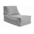 thumbnail image 1 of Gouchee Home Alpine Silver Bean Bag Lounger – Water-Repellent Indoor/Outdoor Chair with High-Density Polystyrene Bead Filling, Lightweight Modern Seating for Poolside or Living Room, 1 of 5