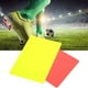 thumbnail image 1 of Tarjeta roja del árbitro, tarjeta roja y amarilla del fútbol, herramienta del árbitro de fútbol, diseño elevado, 1 of 8