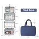 thumbnail image 2 of Bolsa de cosméticos de doble capa Bolsa de cosméticos esmerilada con separación seca y húmeda de PU, hecha de PU y malla, 2 of 5