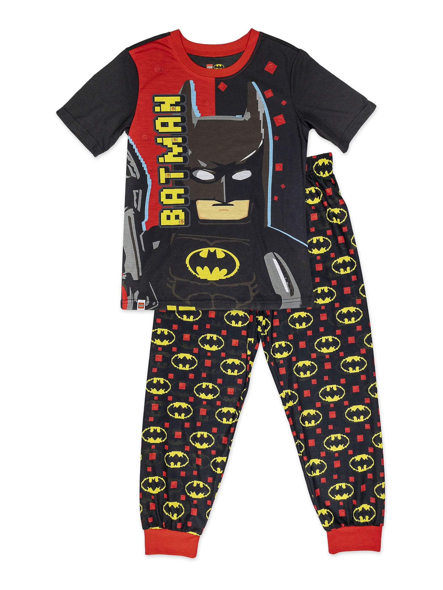 Boys Batman Shortie Pyjamas Sizes 4-10 Years 