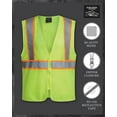 thumbnail image 2 of Bass Creek Outfitters Men's Reflective Safety Vest - High Visibility Mesh Work Vest for Men (M-XXL), 2 of 6
