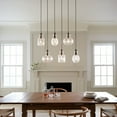 thumbnail image 2 of 6 Light Double Linear Pendant 12.25 inches Wide-Brushed Nickel Finish Bailey Street Home 147-Bel-2748799, 2 of 10