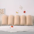 thumbnail image 5 of Eurhowing Ergonomic Backrest Pillow for Queen Bed, Plush Headboard Cushion Bed Gap Filler, Back Support Reading Pillow with Removable Cover, Beige, 5 of 5