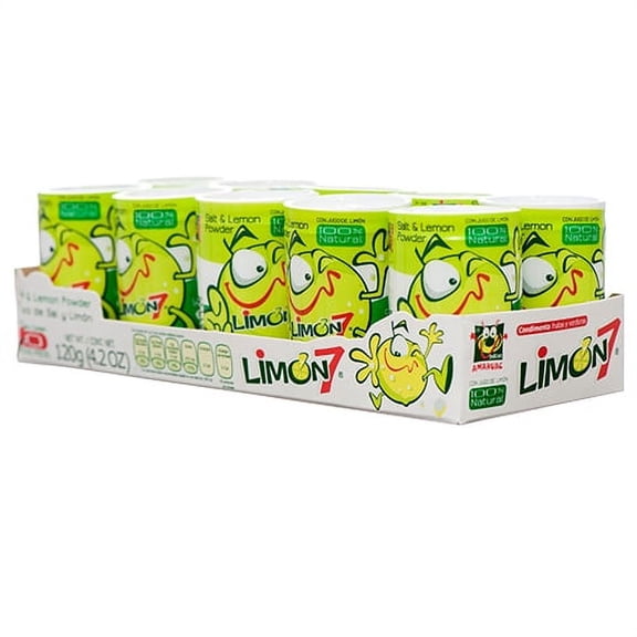 Limon 7 Salero Sugar Candy, 10 Pieces, 120 g