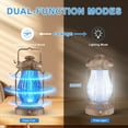 thumbnail image 6 of Bug Zapper Cordless Portable Hanging Electric Mosquito Fly Killer Trap w/ Light, 6 of 8
