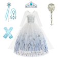 thumbnail image 1 of Vestido de princesa Frozen de Disney, coronación de Elsa, Vestidos de fiesta de cumpleaños para niños, disfraz de Reina de la nieve, disfraz de Cosplay para niñas, vestido de baile, Clothes5-6T 130CM Gao Jinjia LED, 1 of 2