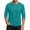Sky Blue, variant on Men's 3/4 Sleeve Crew Neck T-Shirt Button Down Tee Henley Shirts Casual Athletic Lightweight Pullover Tops Basic