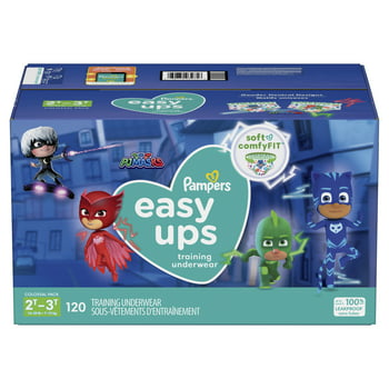 Pampers Easy Ups Boys Training Pants (Choose Your Size & Count)