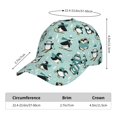 thumbnail image 2 of KLL Winter Skiing Penguin Pattern Baseball Caps for Outdoor Sports,Golf Dad Hat Fashion Casual Outdoor Caps Adjustable Fit Men Women, 2 of 6