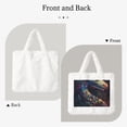 thumbnail image 2 of Yiaed Colorful Patterned Snake Print Fluffy Shoulder Bag Plush Bags Women Ladies Tote Bag Fluffy White Furry Purse Handbag for Autumn and Winter, 2 of 7