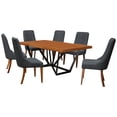 thumbnail image 1 of Comedor Kessa Muebles 6 Sillas Kaley Nogal 180 x 76 x 105 cm, 1 of 3