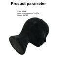 thumbnail image 6 of Bolincty Black Foam Mannequin Head, Female Manikin Foam Heads, Wig Holder Hats Glasses Headband Hairpieces Display Stand, 6 of 6