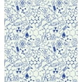 thumbnail image 3 of Kids Decor Queen Size Duvet Cover Set, Science Chemistry Geometry Math Nerd Geek Genius Themed Design Artwork, Decorative 3 Piece Bedding Set with 2 Pillow Shams, Navy Blue and White, by Ambesonne, 3 of 3
