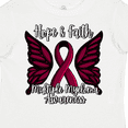thumbnail image 4 of Inktastic Multiple Myeloma Cancer Awareness Hope & Faith with Butterfly Ribbon Boys or Girls Toddler T-Shirt, 4 of 5